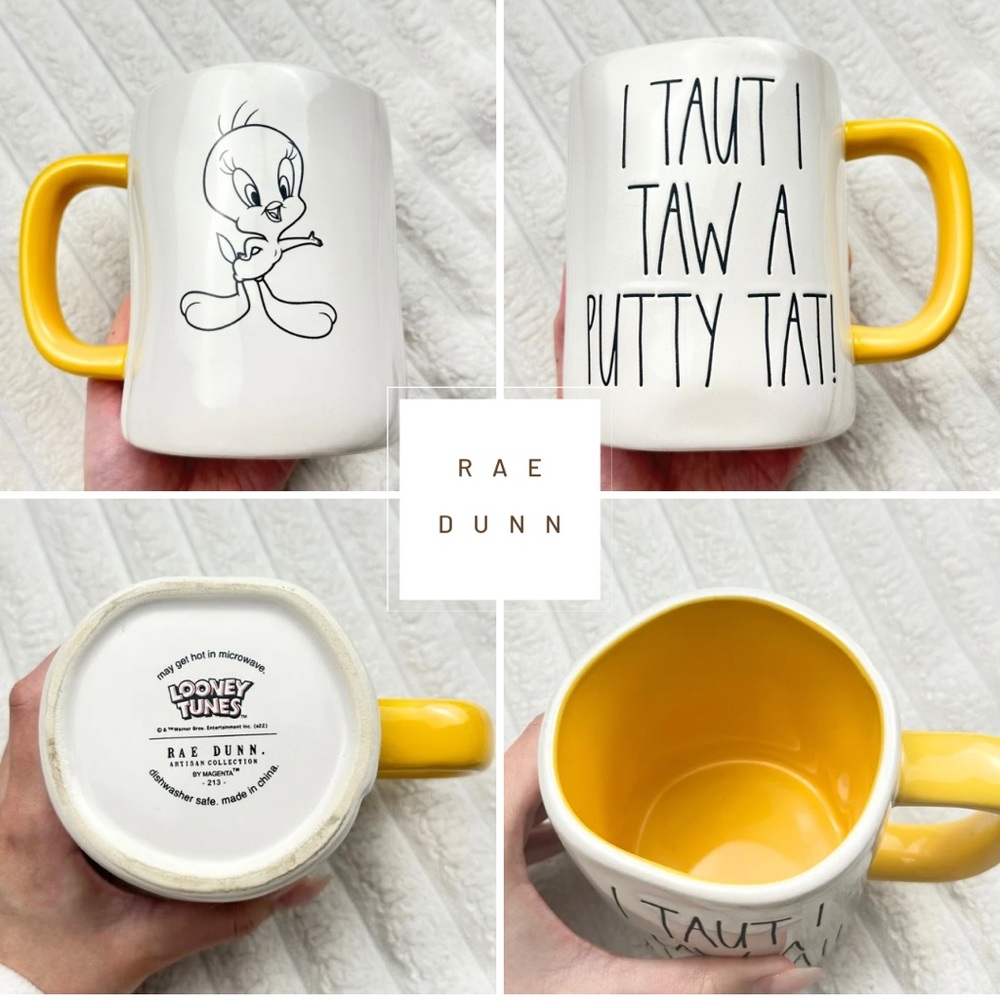 NWOT- Rae Dunn Looney Tunes Tweety Mug